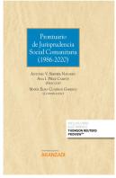 Prontuario De Jurisprudencia Social Comunitaria (1986-2020) (Papel + E-Book)