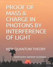 Proof Of Mass & Charge In Photons By Interference Of Light