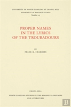 Bertrand.pt - Proper Names In The Lyrics Of The Troubadours