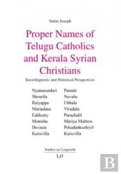 Proper Names Of Telugu Catholics And Kerala Syrian Christians