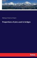 Proportions Of Pins Used In Bridges