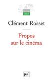 Propos Sur Le Cinema