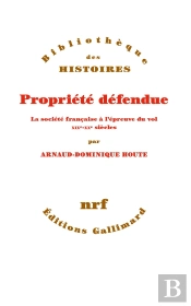 Propriété Défendue ; La Société Française À L'Épreuve Du Vol Xix-Xxe Siècles