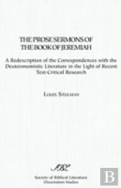 Prose Sermons Of The Book Of Jeremiah