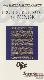 Prose Sur Le Nom De Ponge