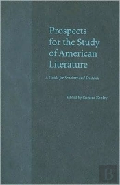 Prospects For The Study Of American Literature