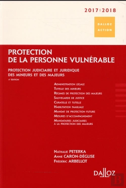 Bertrand.pt - Protection De La Personne Vulnerable 2016/2017.Protection Judiciaire Et Juridique Des Mineurs Et Des