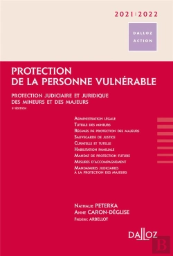 Bertrand.pt - Protection De La Personne Vulnérable ; Protection Judiciaire Et Juridique Des Mineurs Et Des Majeurs (Édition 2021/2022)