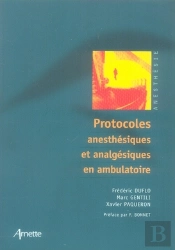 Protocoles Anesthésiques Et Analgésiques En Ambulatoire