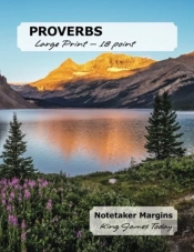 Proverbs Large Print - 18 Point: Notetak