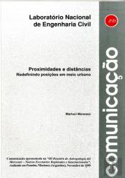Proximidades e Distâncias - Redefinindo Posições em Meio Urbano