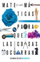 Proyecto: Para Que Las Cosas Ocurran - Matemáticas 1