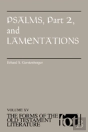 Psalms, Part 2 And Lamentations