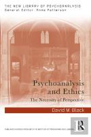 Psychoanalysis And Ethics
