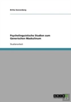 Bertrand.pt - Psycholinguistische Studien Zum Generischen Maskulinum