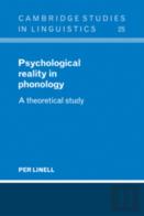 Psychological Reality In Phonology