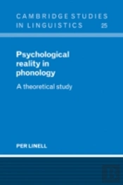 Psychological Reality In Phonology