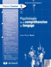 Psychologie De La Compréhension Du Langage
