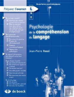 Bertrand.pt - Psychologie De La Compréhension Du Langage
