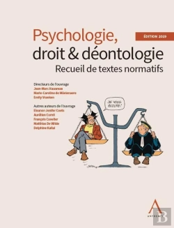 Bertrand.pt - Psychologie, Droit Et Deontologie Edition 2019 - Recueil De Textes Normatifs