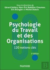 Psychologie Du Travail Et Des Organisations : 110 Notions Cles - 3e Ed.