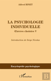 Psychologie Individuelle ; Oeuvres Choisies T.5