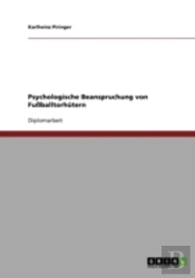 Psychologische Beanspruchung Von Fuballtorhutern