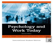 Psychology And Work Today
