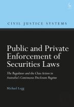 Public And Private Enforcement Of Securities Laws