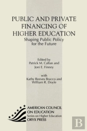 Public And Private Financing Of Higher Education