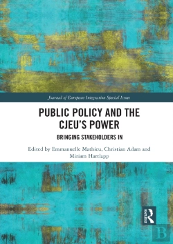 Bertrand.pt - Public Policy And The Cjeuâ€™S Power