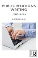 Public Relations Writing