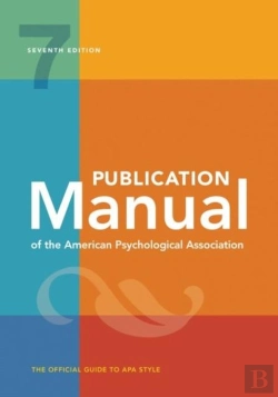 Bertrand.pt - Publication Manual (Official) 7th Edition Of The American Psychological Association