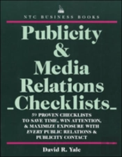 Publicity And Media Relations Checklists