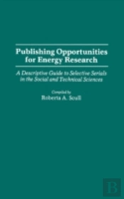 Publishing Opportunities For Energy Research