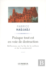 Puisque Tout Est En Voie De Destruction ; Réflexions Sur Notre Temps