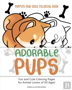 Bertrand.pt - Puppies And Dogs Coloring Book: Adorable