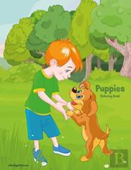 Puppies Coloring Book