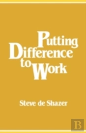 Putting Difference To Work
