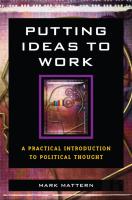 Putting Ideas To Work