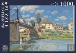 Bertrand.pt - Puzzle 1000 Pieces - Villeneuve La Garenne Par Alfred Sisley - Puzzle 1000 Pieces - 10h - Villeneuve