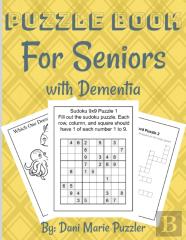 Puzzle Book For Seniors With Dementia