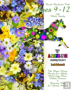 Bertrand.pt - Puzzle Books For Kids Ages 9-12 And Whole Family. Activity Book 1. The Magic House, Puzzles For Adults, Multi-Page Maze, Hidden Pictures & Drawing Ideas For Young Artists.