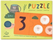 Puzzle Contar - 2 Peças