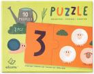 Puzzle Contar - 2 Peças