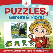 Puzzles, Games & More! Activity Books For Kids Kindergarten
