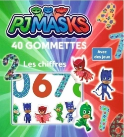 Bertrand.pt - Pyjamasques - Les Chiffres 40 Gommettes