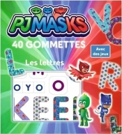 Pyjamasques - Les Lettres 40 Gommettes