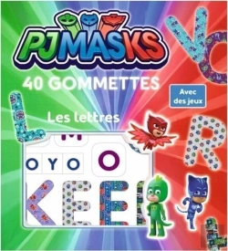 Bertrand.pt - Pyjamasques - Les Lettres 40 Gommettes