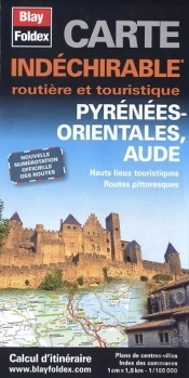 Pyrénées-Orientales, Aude ; Carte Routière Et Touristique